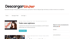 Desktop Screenshot of descargar-tinder.com