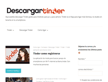 Tablet Screenshot of descargar-tinder.com
